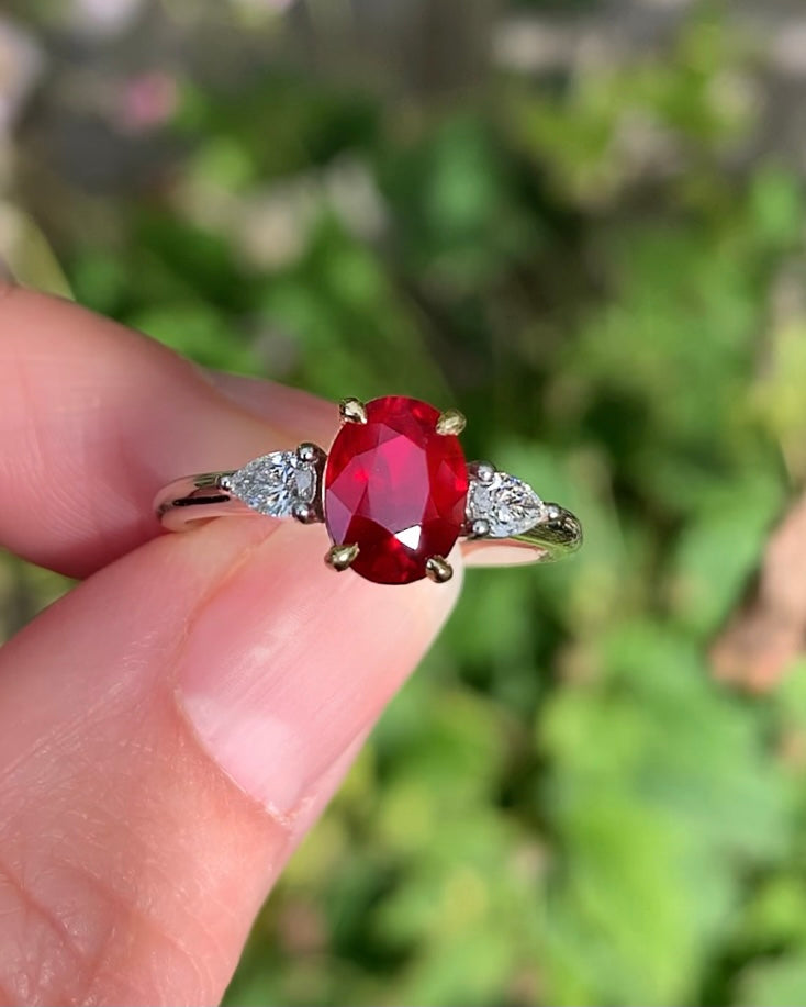 Ruby ring outlet sale